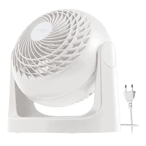 Woozoo, Ventilador de mesa silencioso, potente y portátil, 13m², Alcance 12m, Inclinación vertical de 360°, Oficina - Woozoo PCF-HE15 - Blanco
