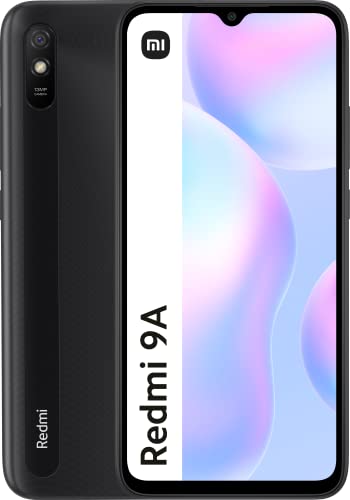 Xiaomi Redmi 9A - Smartphone de 2+32GB, Pantalla de 6,53" HD+, MediaTek Helio G25, Cámara Trasera de 13 MP con IA, Batería de 5000 mAh, Granite Gray (Versión ES + 3 Años de garantía)