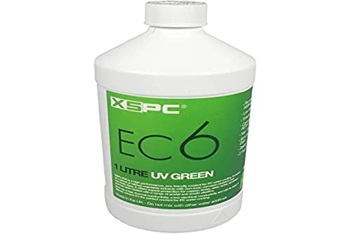 XSPC XS-EC6-GRN Refrigerante no conductivo, UV Verde