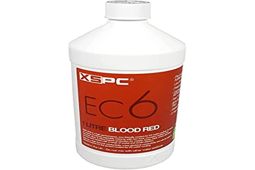 XSPC XS-EC6-RD Refrigerante no conductivo, Sangre Rojo