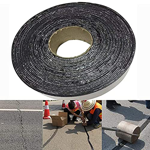 ybaymy Cinta de asfalto para reparar grietas 15 m x 5 cm betún para reparación de juntas de asfalto, cinta autoadhesiva selladora de grietas en caliente para estacionamiento